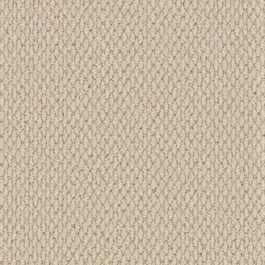 Beige textured carpet close-up, woven pattern, soft flooring material sample