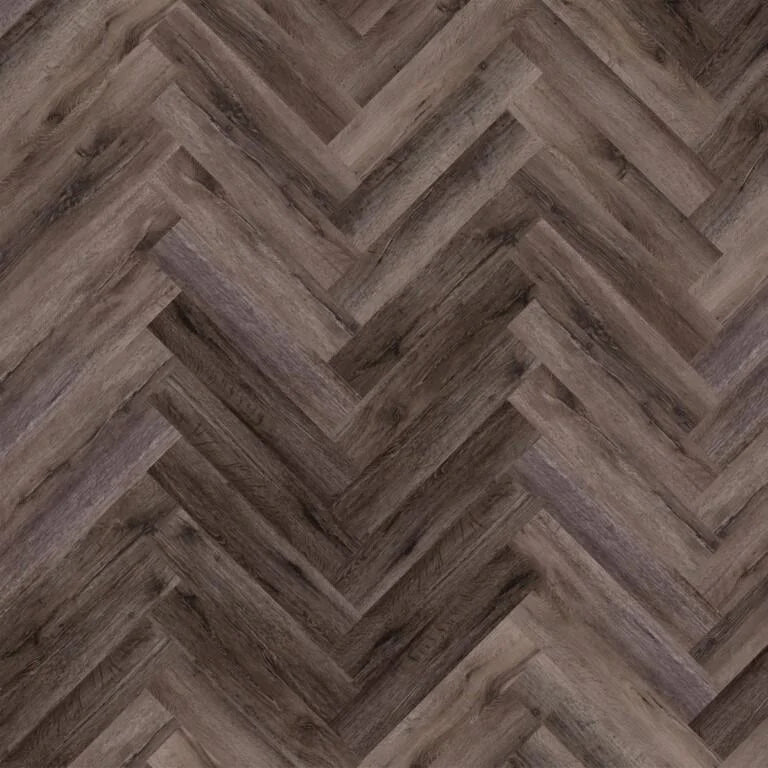 Exen Flooring Nordikka Tromso Herringbone LVT Aged Walnut