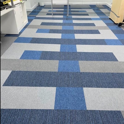 Guaranteed carpet tile fitting for residential and commercial spaces across London.