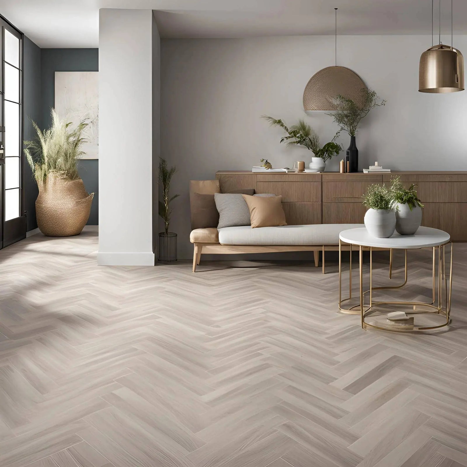 Why Choose Rigid Core LVT Herringbone Flooring? Exen Flooring