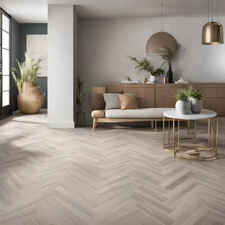 Why Choose Rigid Core LVT Herringbone Flooring? Exen Flooring