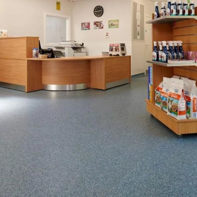 Polyflor Polysafe Mosaic PUR Vinyl Exen Flooring
