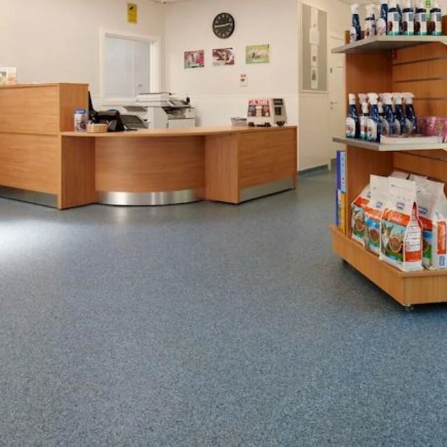 Polyflor Polysafe Mosaic PUR Vinyl Exen Flooring