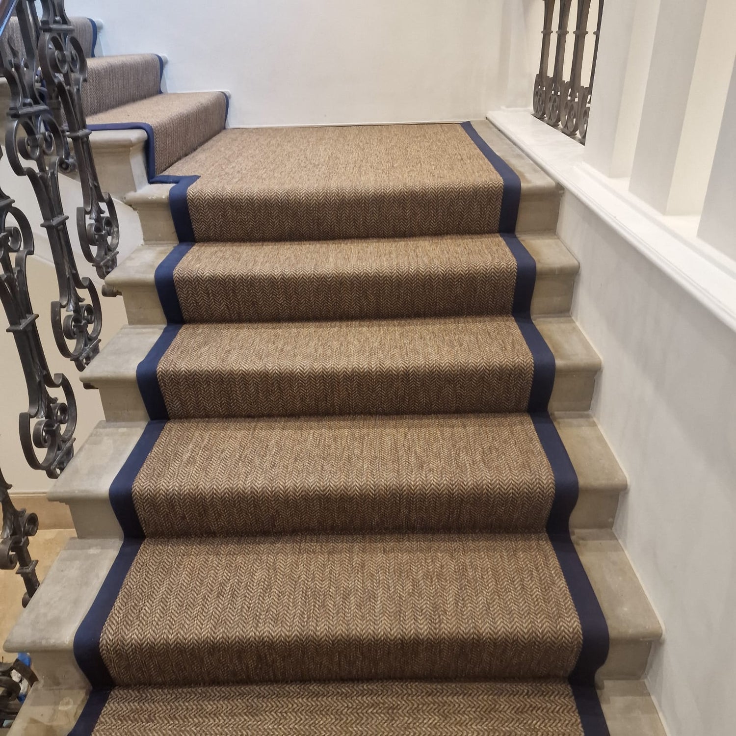 Stairs Runner Carpet Fitting