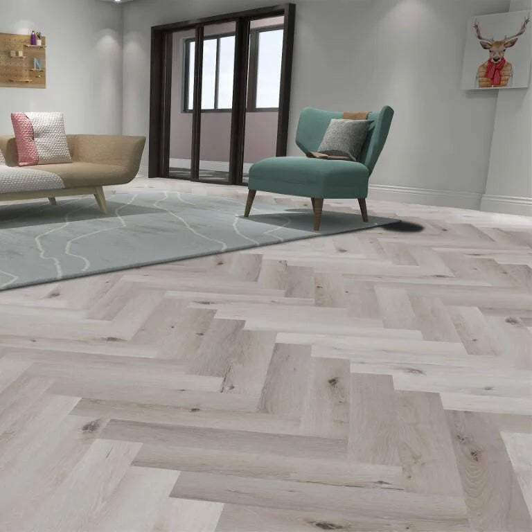 Nordikka Bodo SPC Herringbone Exen Flooring