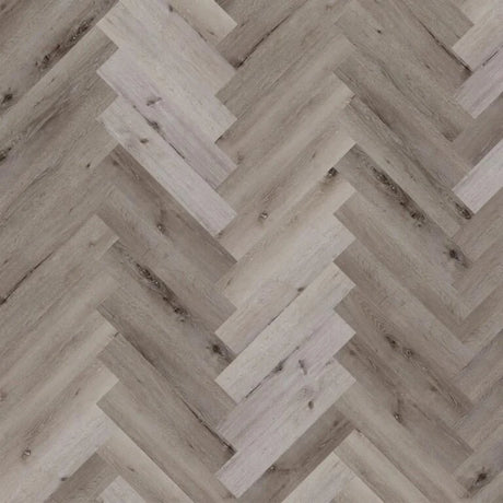 Exen Flooring Nordikka Tromso Herringbone LVT Light Washed Oak