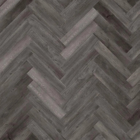 Exen Flooring Nordikka Tromso Herringbone LVT Slate Grey